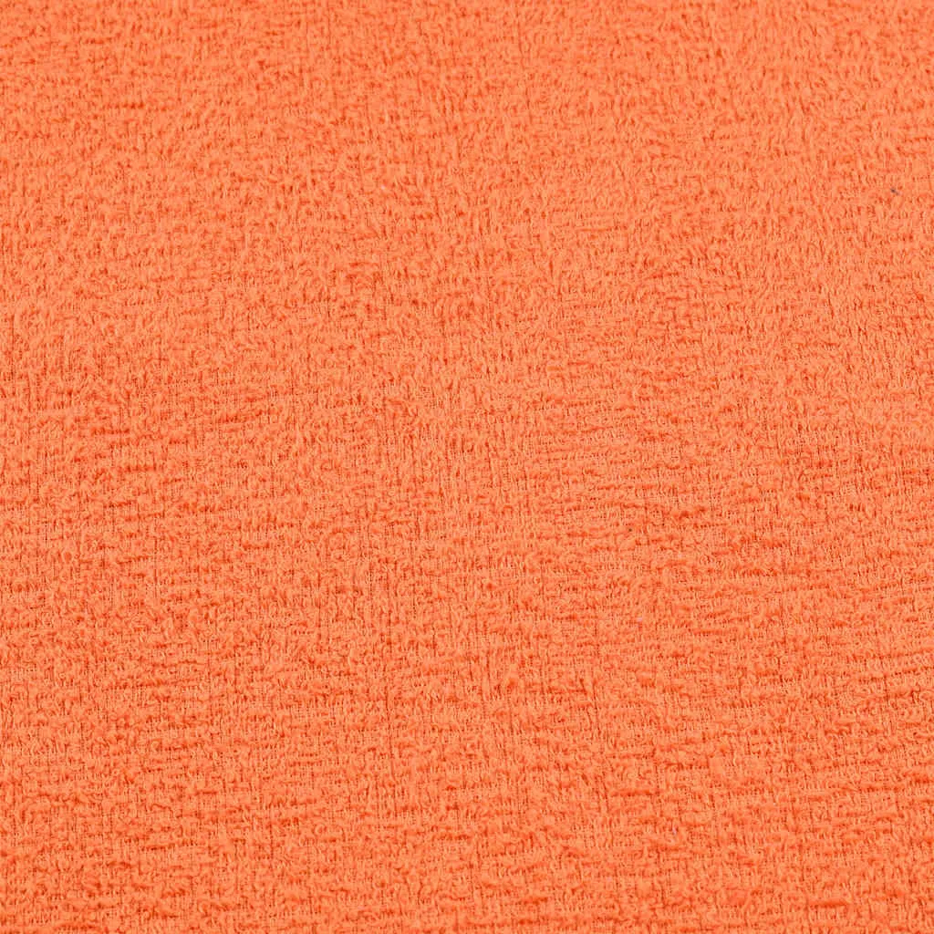 Bath Towels 10 pcs Orange 100x150 cm 360 gsm 100% Cotton