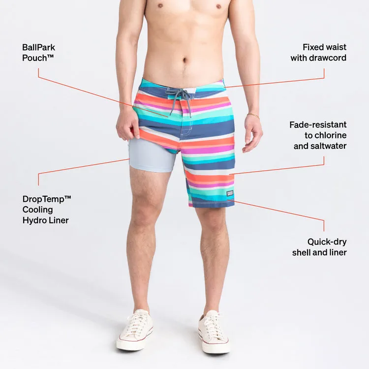 Betawave 2N1 Long Boardshorts 19"
