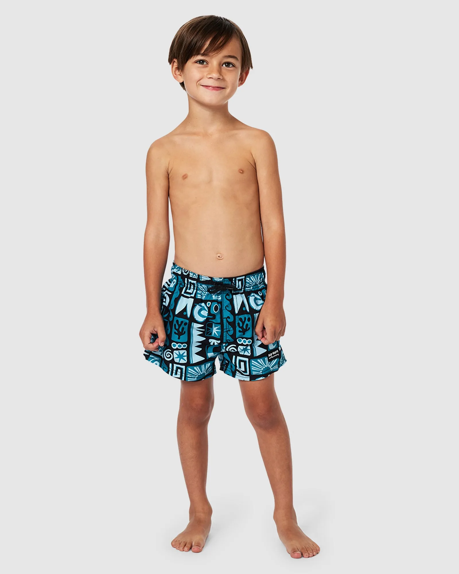 BOYS 2-7 SURF GEO VOLLEY BOARDSHORTS