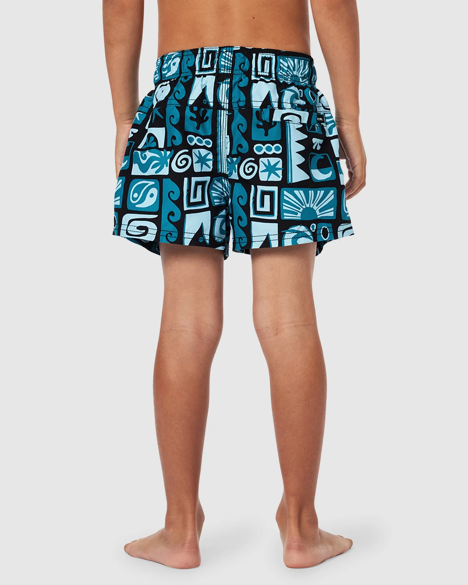 BOYS 2-7 SURF GEO VOLLEY BOARDSHORTS