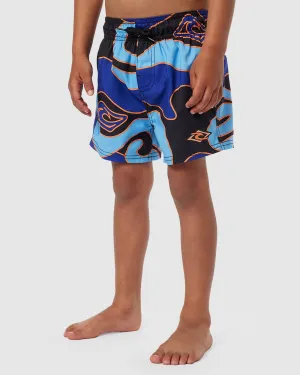 BOYS 2-7 TUBE TOWN WAVES VOLLEY BOARDSHORTS