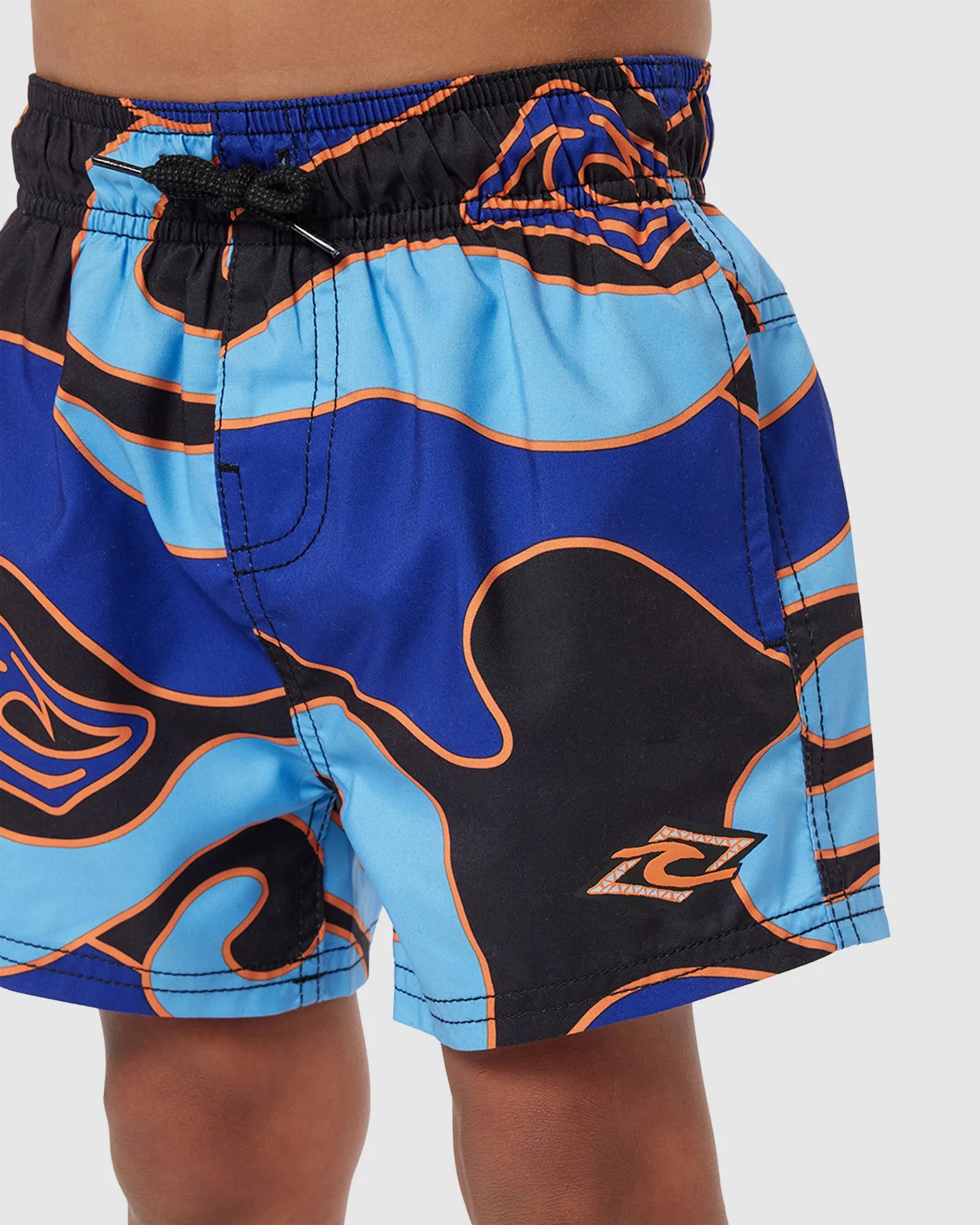 BOYS 2-7 TUBE TOWN WAVES VOLLEY BOARDSHORTS