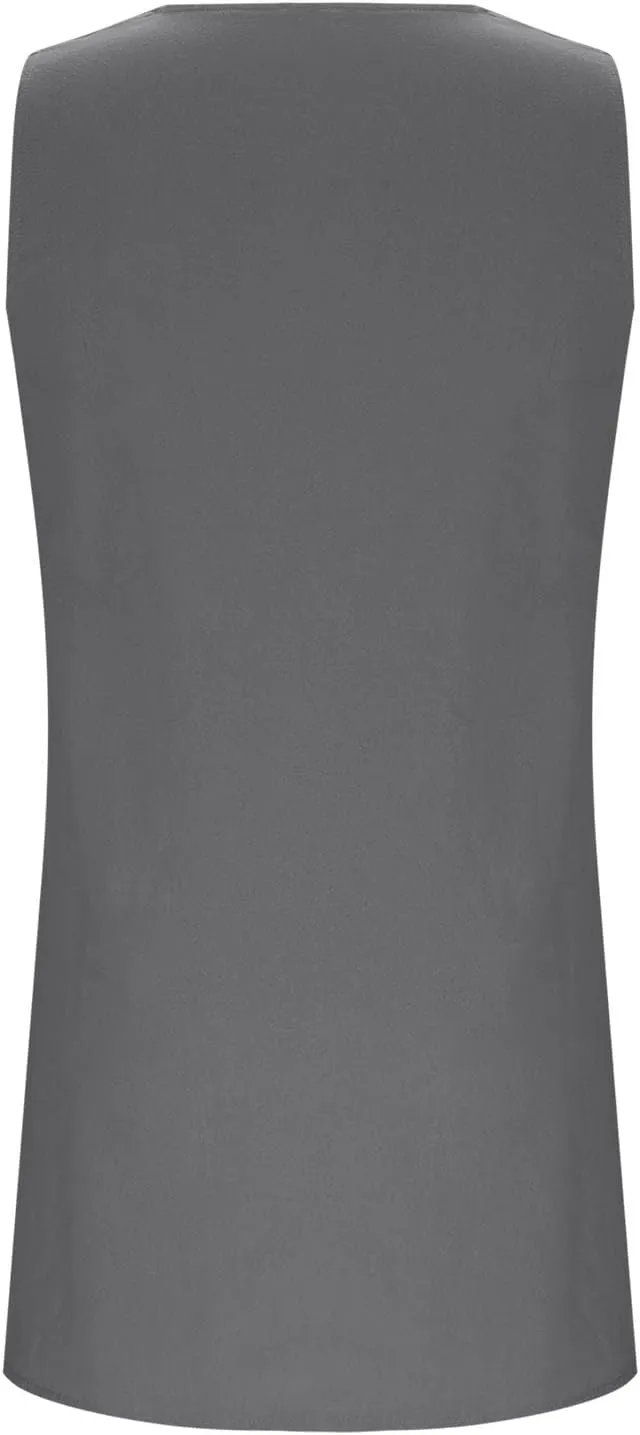 Cotton Linen Tank Dress for Women Sleeveless V Neck Beach Tshirt Sundress 2025 Summer Solid Lightweight Mini Dresses