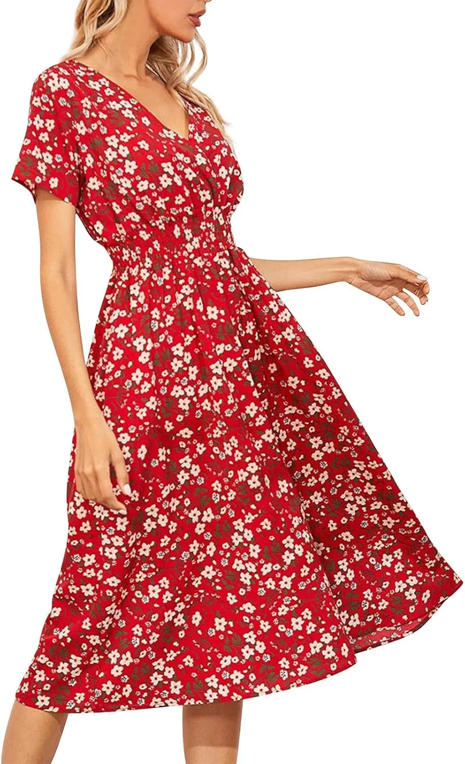 Dresses for Women 2025 Dresses for Women 2025 Casual XL Floral Print Swing Swing Flowy