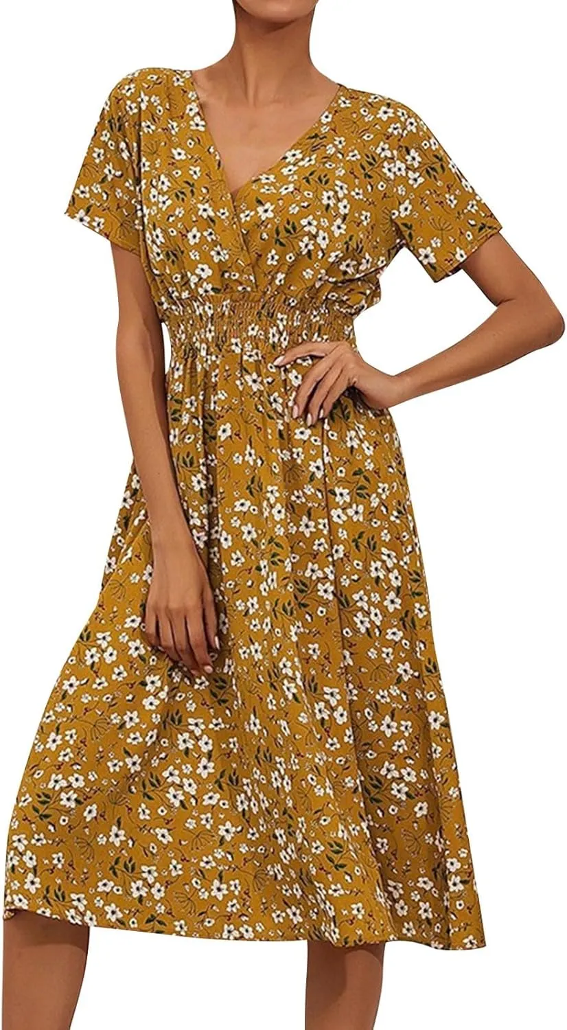 Dresses for Women 2025 Tea Party Dresses for Woman Womens Summer Dresses Spring Summer Casual