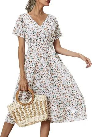Dresses for Women 2025 Tea Party Dresses for Woman Womens Summer Dresses Spring Summer Casual