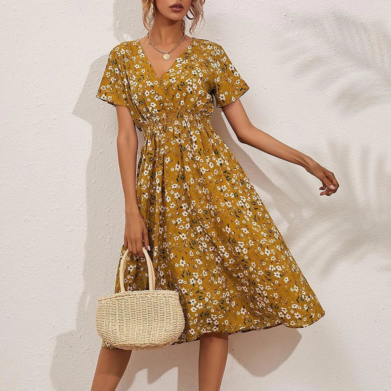 Dresses for Women 2025 Tea Party Dresses for Woman Womens Summer Dresses Spring Summer Casual