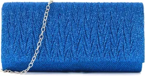 Elegant Envelope Clutch Bag with Detachable Chain Strap Cocktail Party Ladies Evening Purse for Women