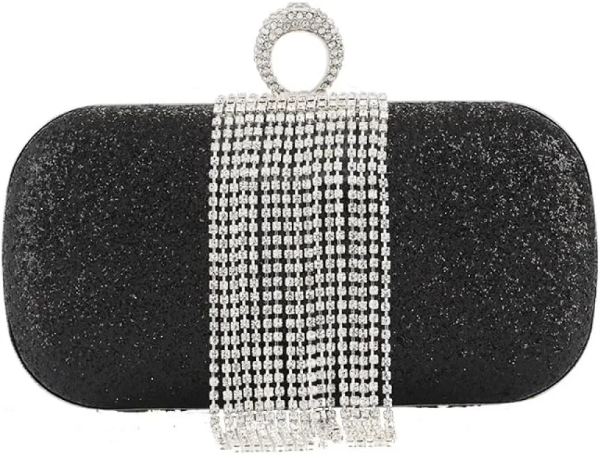 Formal Clutch Purses for Women Evening Clutch Elegant Rhinestone Clutch Sparkly Purse Small Handbag for Wedding Party