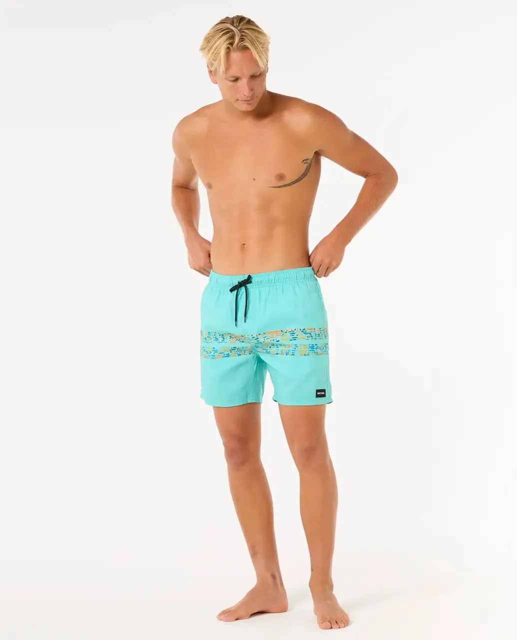 Framed Volley Update Shorts in Aqua