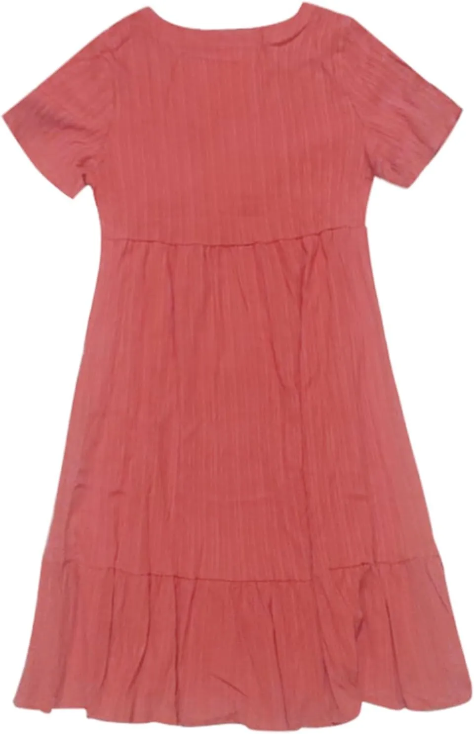 GOKKILRW Womens Summer Dresses Casual Short Sleeve Flowy Maternity Dress Lightweight Going Out Nightgowns Midi Beach Sundress