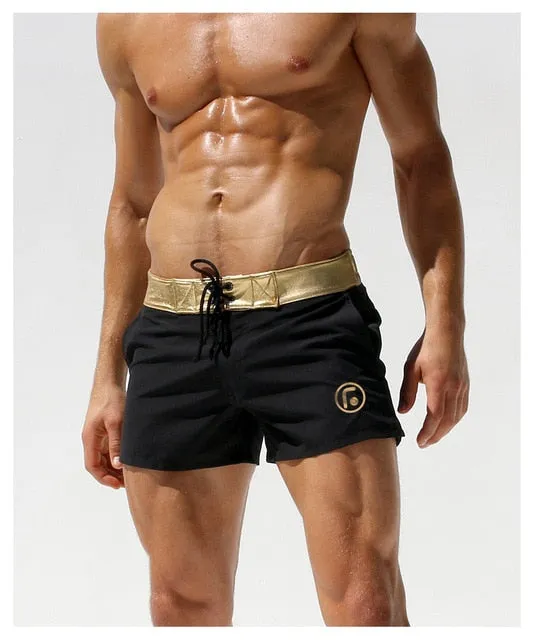 Hot Sale 2018 Patchwork Men's Swimming Trunks