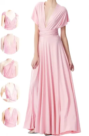 Infinity Dresses for Bridesmaids,Wedding Guest Dresses for Women,Plus Size Wrap Dress Long Maxi Convertible Multiway Dress