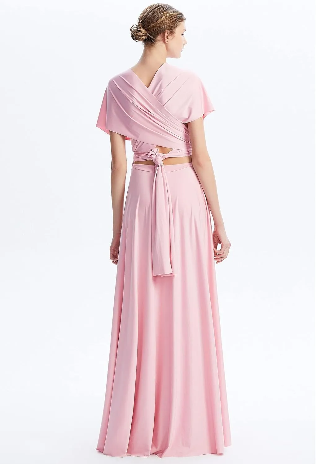 Infinity Dresses for Bridesmaids,Wedding Guest Dresses for Women,Plus Size Wrap Dress Long Maxi Convertible Multiway Dress