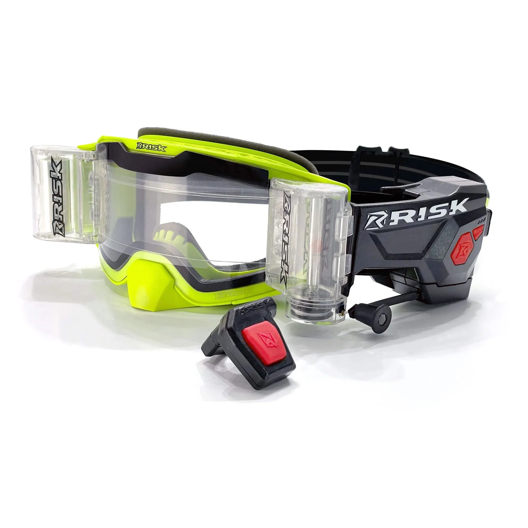 J.A.C. V3 MX ROLL-OFF Goggle - Ripper Mega Combo Kit