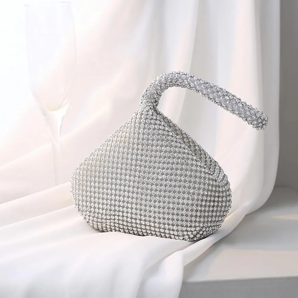 KAITAK Women's Triangle Bling Glitter Purse Sparkly Clutch Evening Luxury Bags Party Prom, L