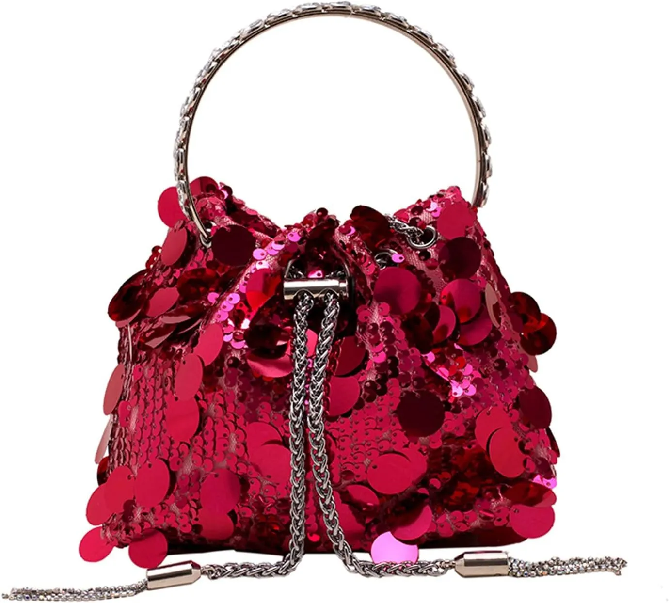 KARRESLY Evening Bag Bling Purse Shimmering Sequins Clutch Purses for Women Wedding Party Cocktail Prom Dinner
