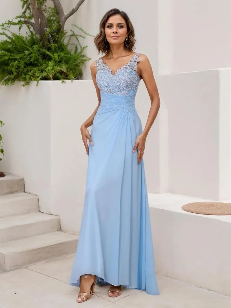 Lace Appliques Mother of The Bride Dresses for Wedding 2 Pieces Formal Dress with Cape Corset Evening Gown