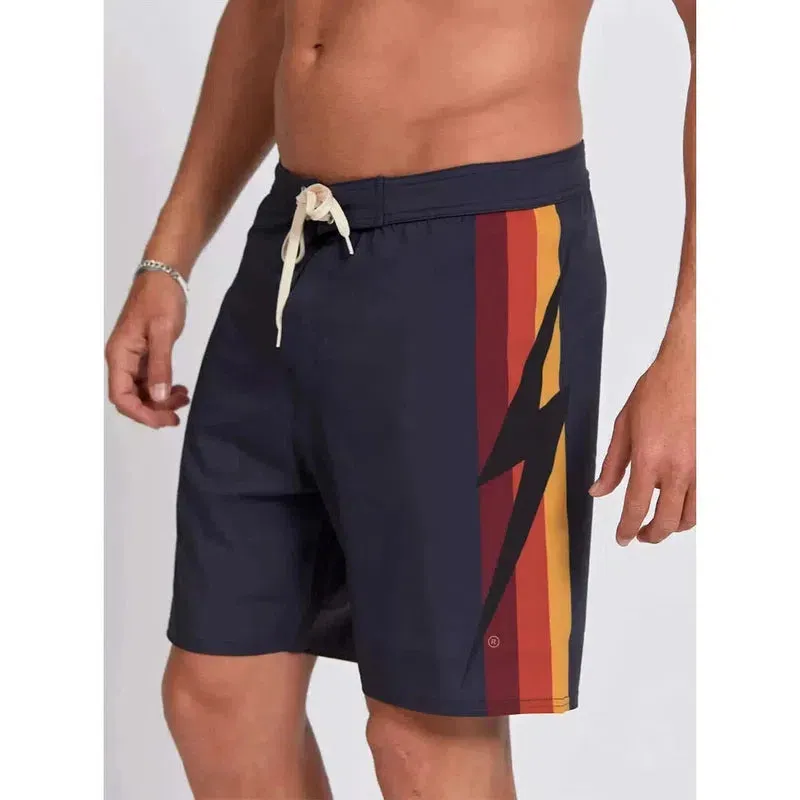 Lightning Bolt Herren Boardshorts 70'S RETRO - black