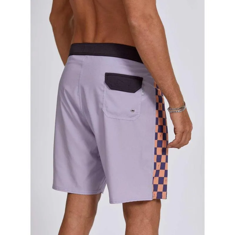 Lightning Bolt Herren Boardshorts Pro Retro Series - lila