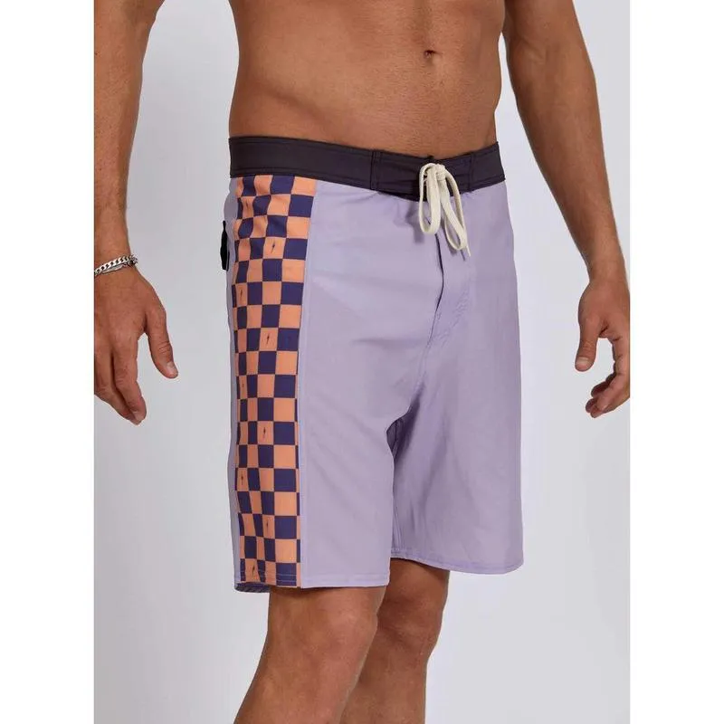 Lightning Bolt Herren Boardshorts Pro Retro Series - lila