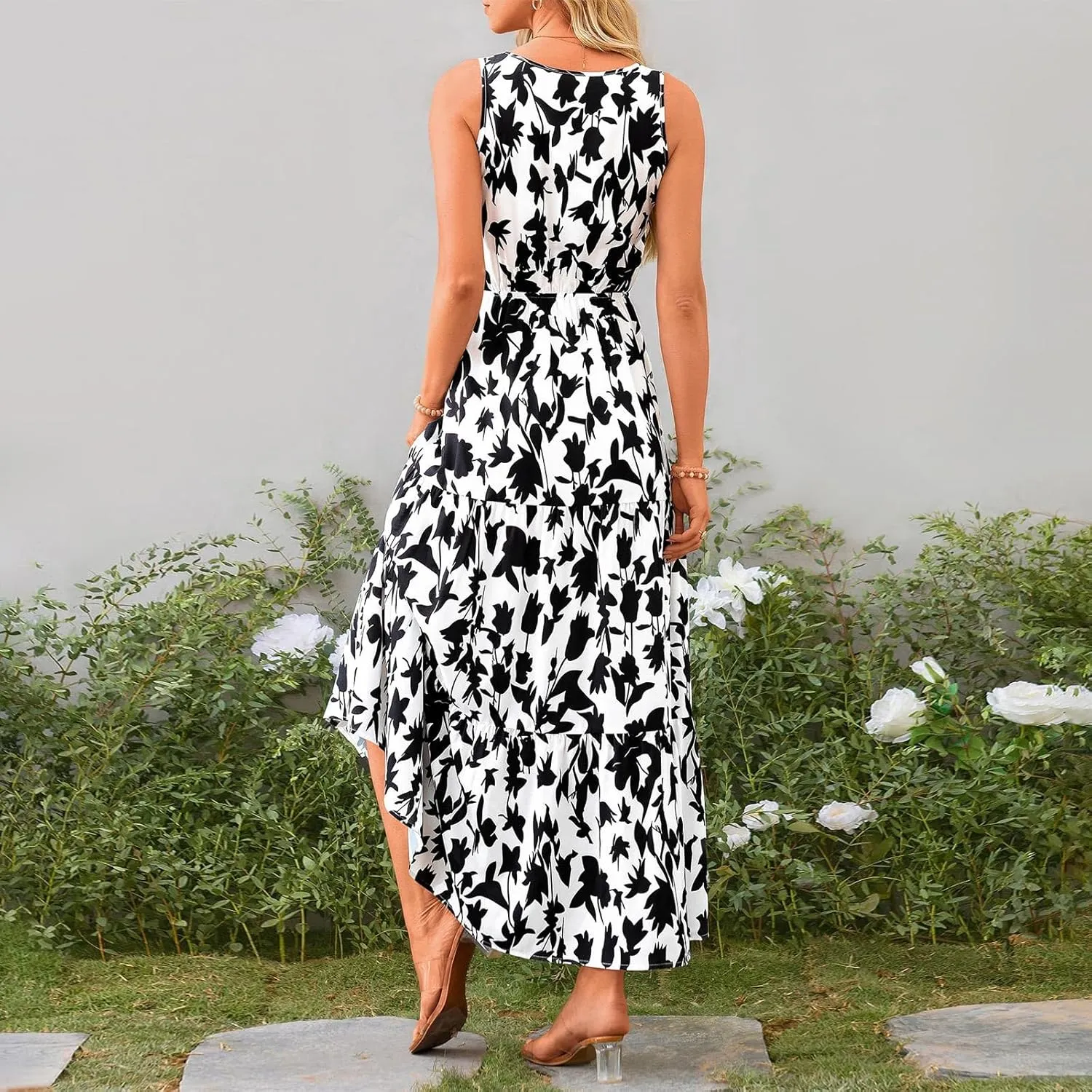 Maxi Dresses for Women 2025 Casual Spring Summer Maxi Dress Sleeveless Sundresses Dresses for Women