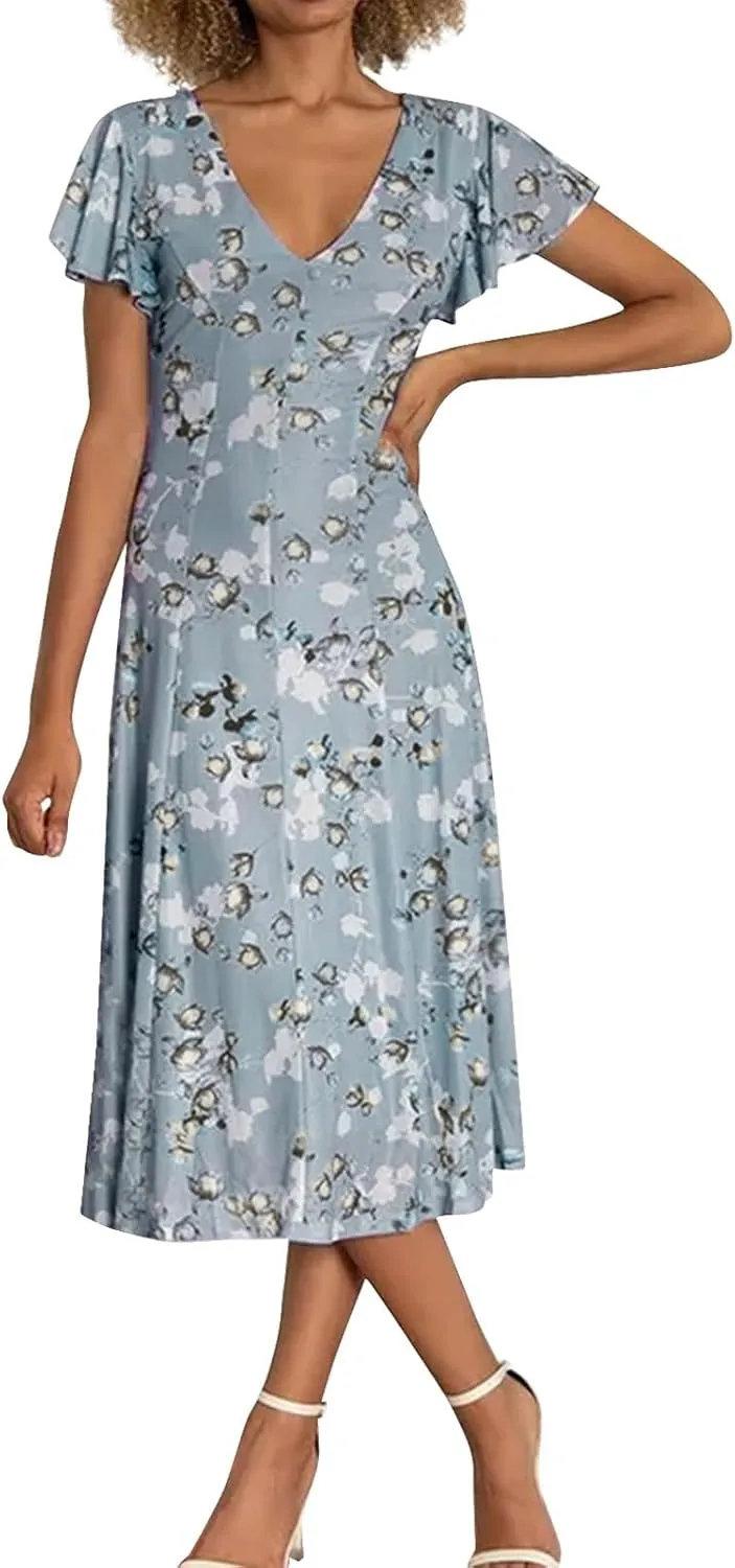 Maxi Dresses for Women 2025 Chiffon Dress Summer Dresses for Women Spring Summer Casual Maxi