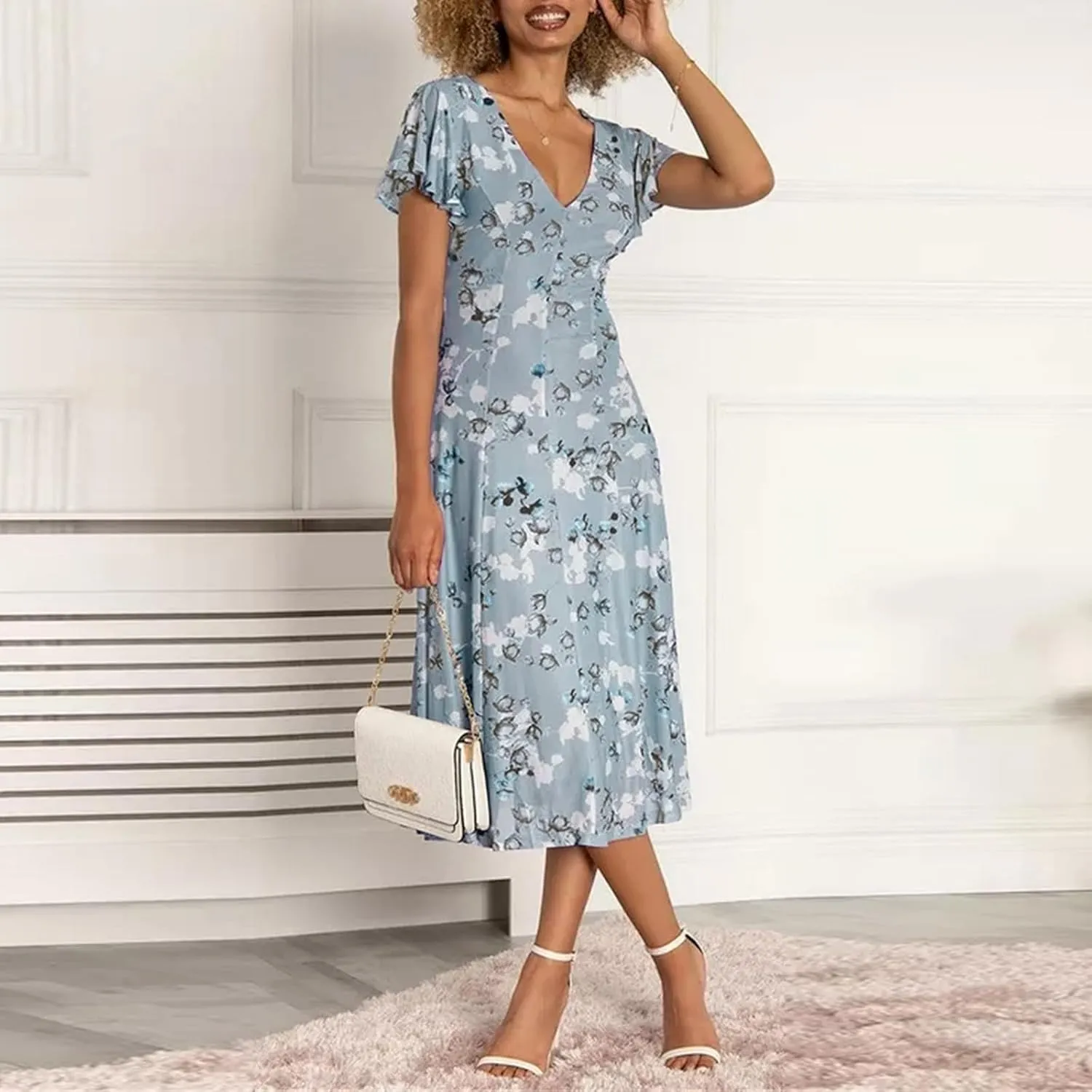 Maxi Dresses for Women 2025 Chiffon Dress Summer Dresses for Women Spring Summer Casual Maxi