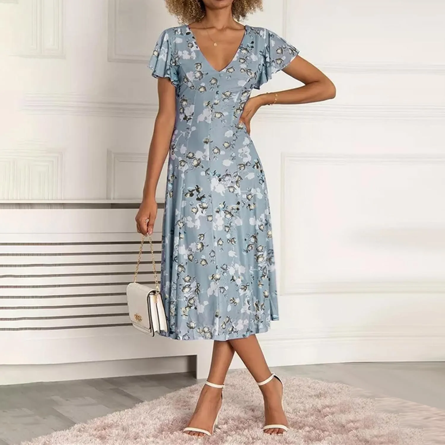 Maxi Dresses for Women 2025 Chiffon Dress Summer Dresses for Women Spring Summer Casual Maxi