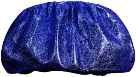 Metallic Fashionable Women's Evening Big Hand Bag, Purse, Clutch, Shiny Finish Womens Bridal Shower, Glitter