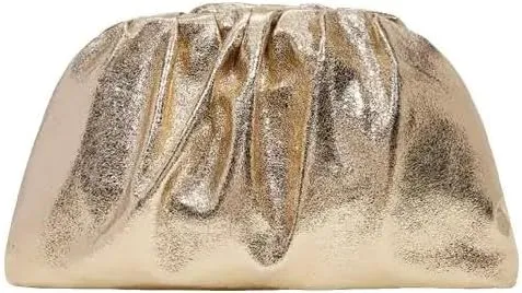 Metallic Fashionable Women's Evening Big Hand Bag, Purse, Clutch, Shiny Finish Womens Bridal Shower, Glitter