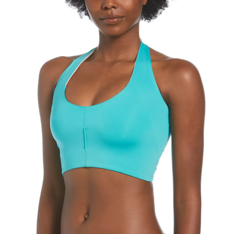 Nike - Women's Color Block 3 In 1 Bikini Top (Washed Teal)