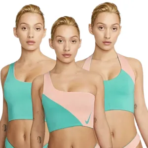 Nike - Women's Color Block 3 In 1 Bikini Top (Washed Teal)