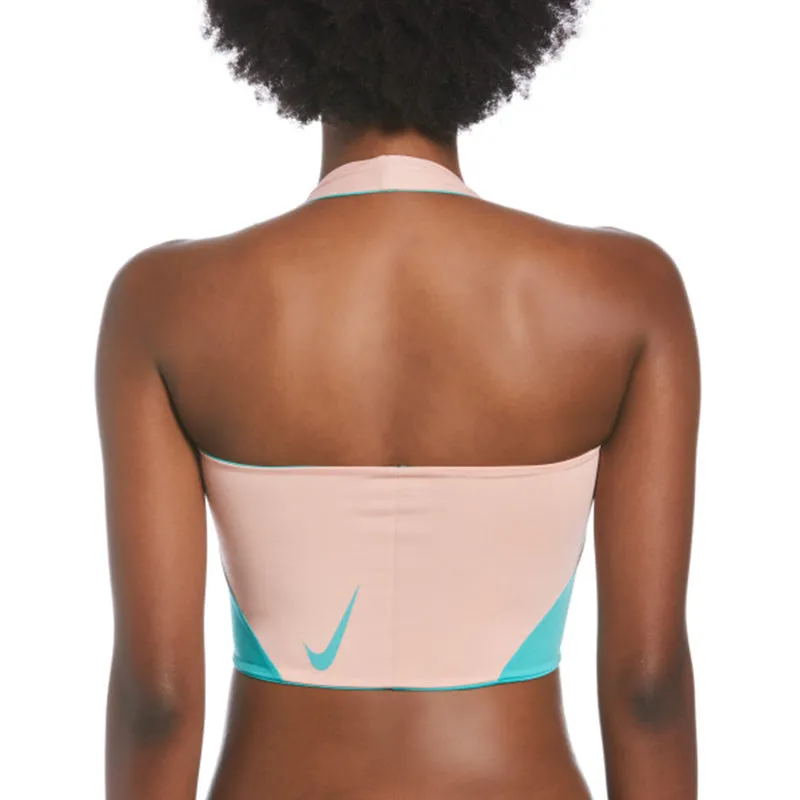 Nike - Women's Color Block 3 In 1 Bikini Top (Washed Teal)