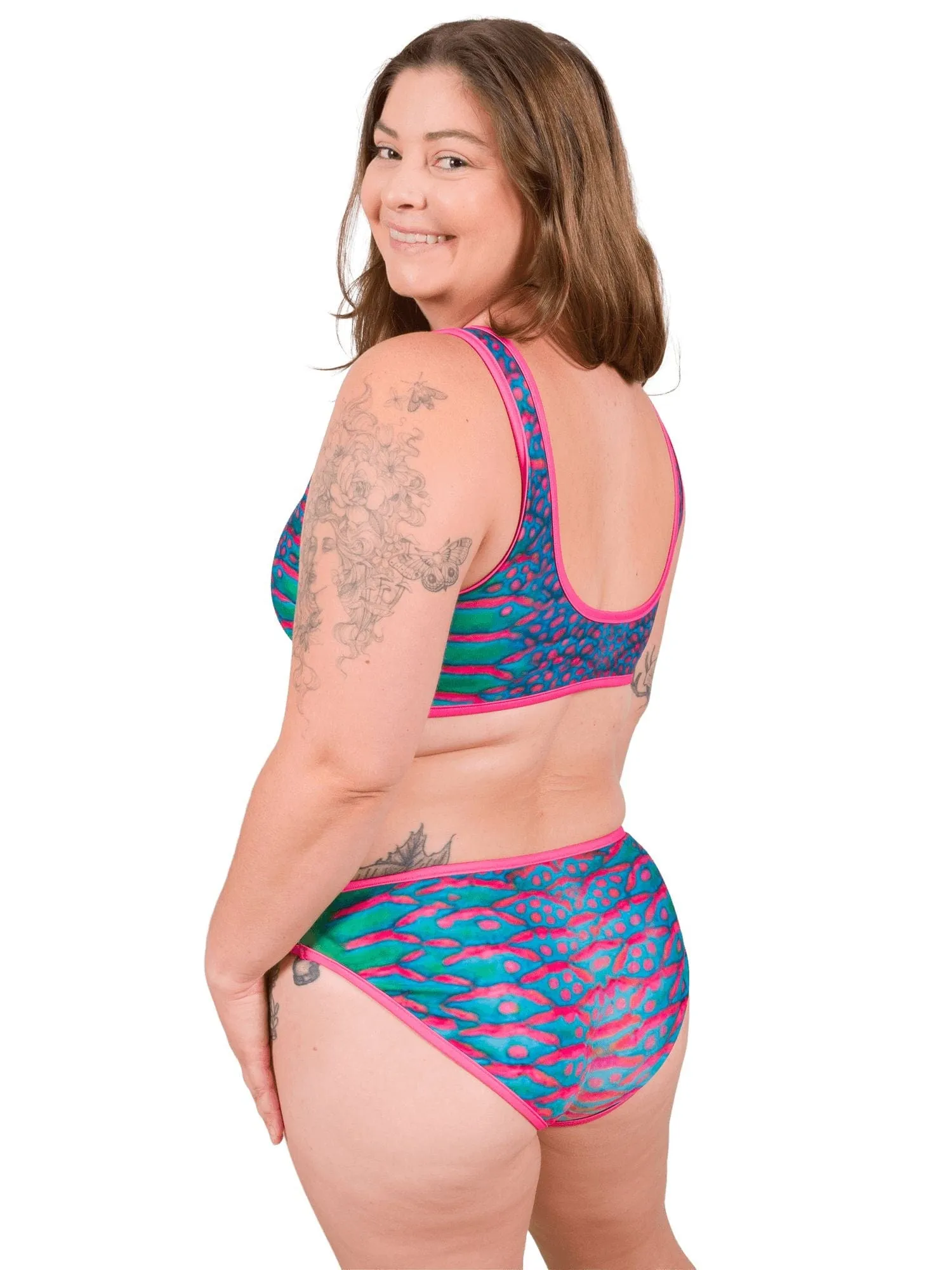 Parrotfish Protection Reversible Scoop Bikini Top
