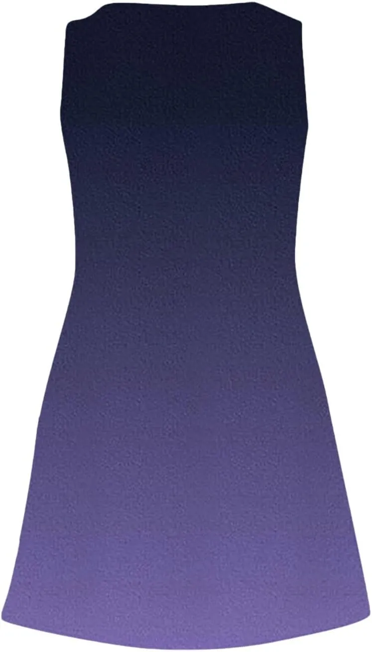 Plus Size Summer Dresses for Curvy Women Flowy Loose Fit Dress with Pocket