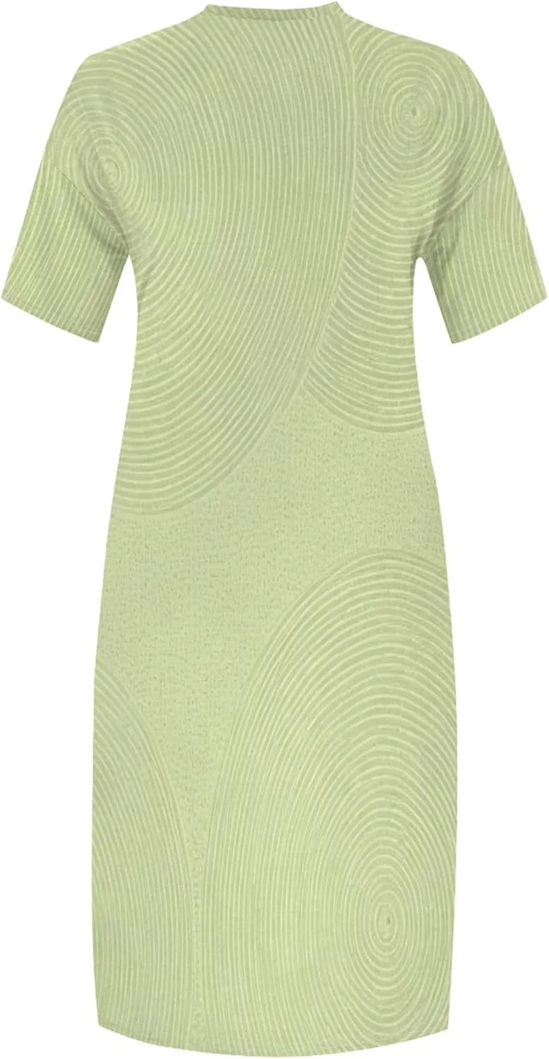 Plus Size Women Casual Loose Bohemian Maxi Dress with Pockets Short Sleeve Long Summer Beach Swing Vacation Sundress