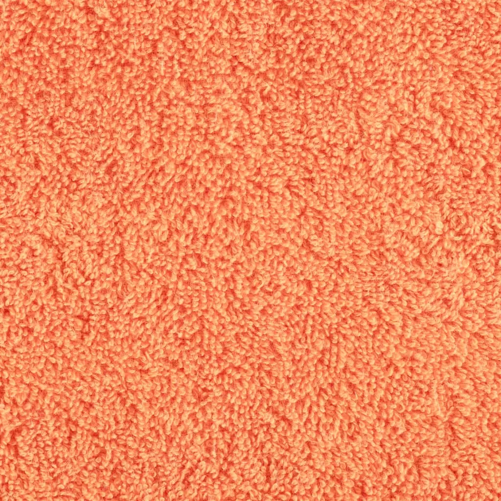 Premium Towels 4 pcs Orange 100x200 cm 600 gsm 100% Cotton