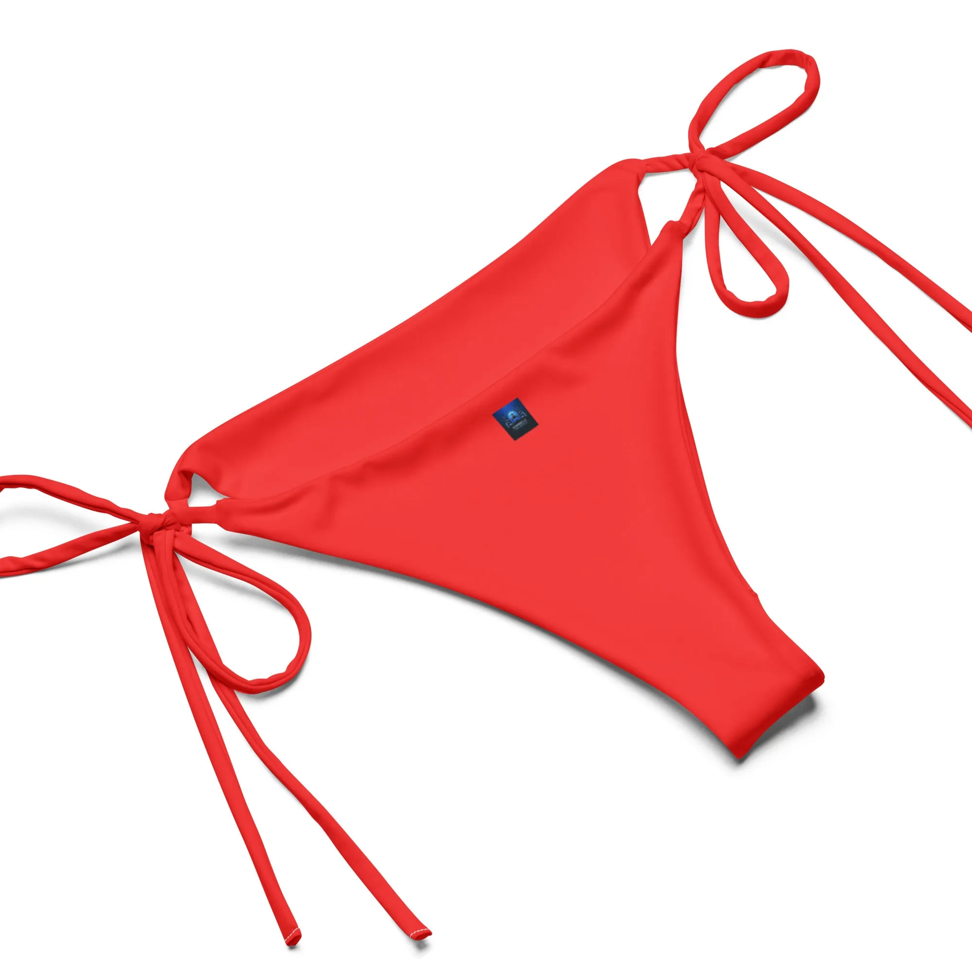 Red string bikini by Dumbbells and Hotels