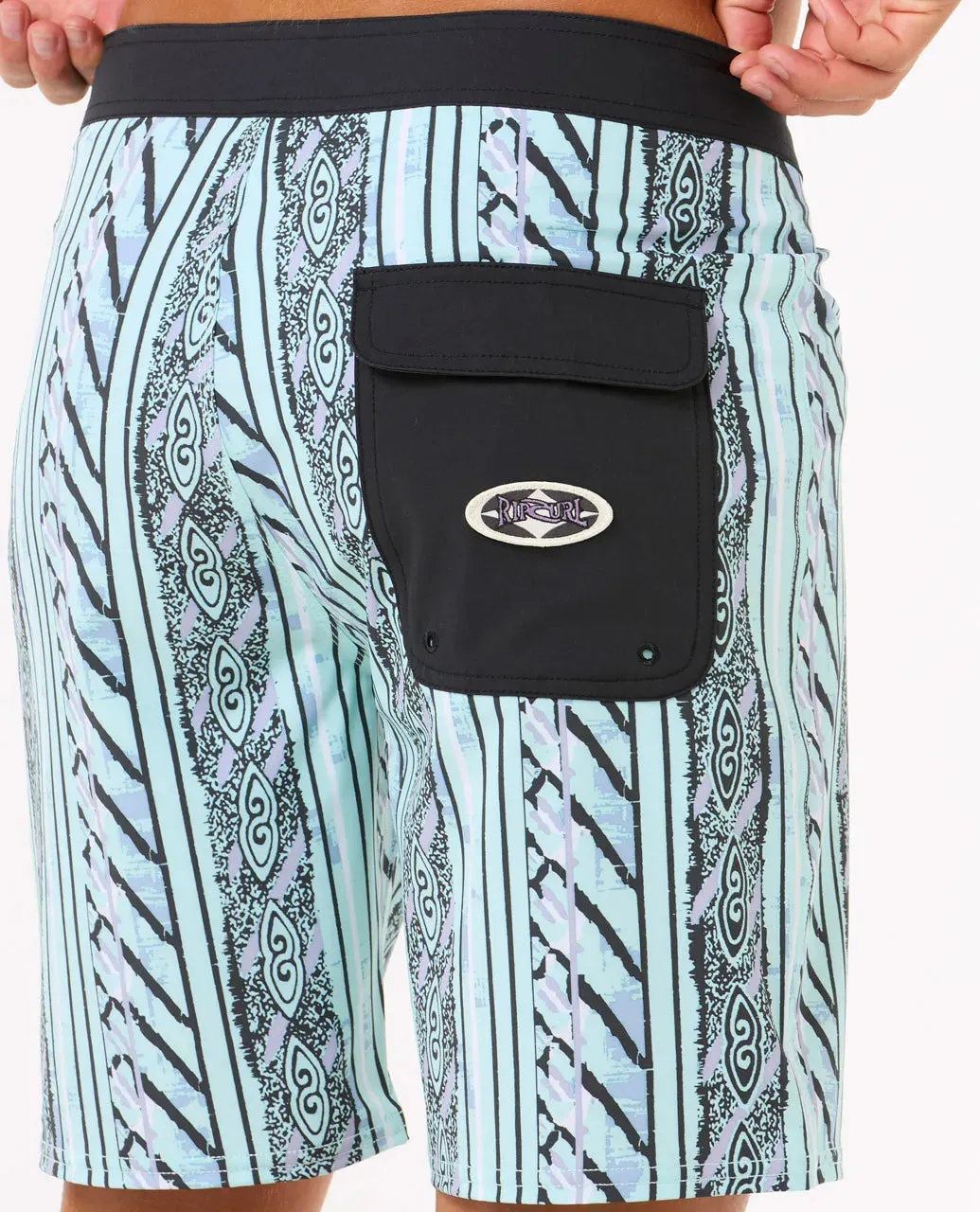 Rip Curl Men's Mirage Heritage Vert 19" Boardshorts Aqua 0BCMBO-0046