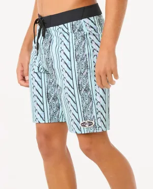 Rip Curl Men's Mirage Heritage Vert 19" Boardshorts Aqua 0BCMBO-0046