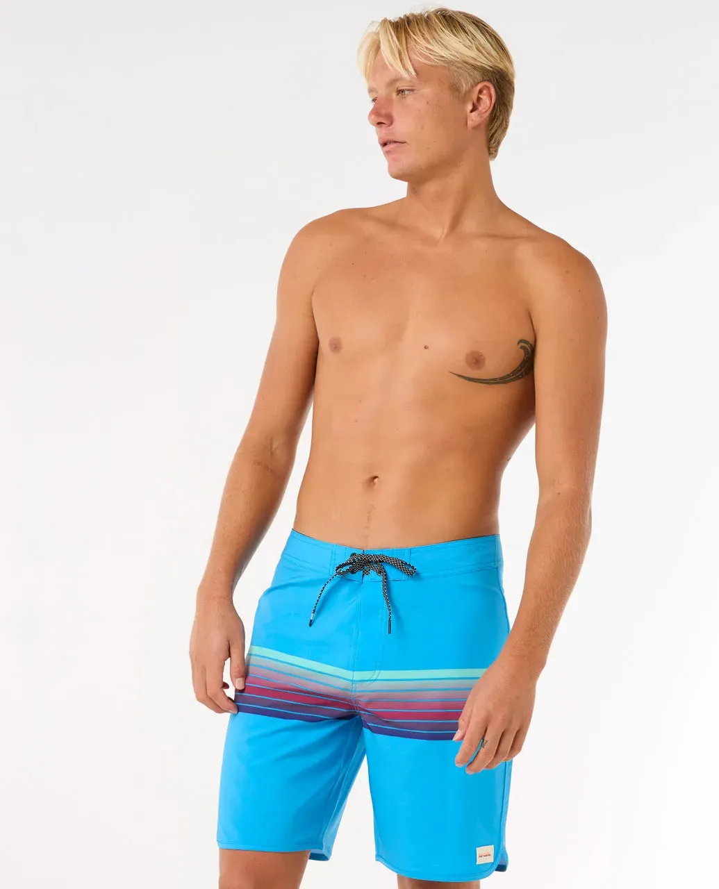 Rip Curl Men's Mirage Surf Revival 19" Boardshorts Blue Paint 0B0MBO-2216