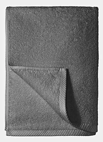 Roseate® Ultra Soft 100% Cotton Large Bath Towel Super Absorbent/Anti Bacterial (550 GSM /70x140 cm) Grey