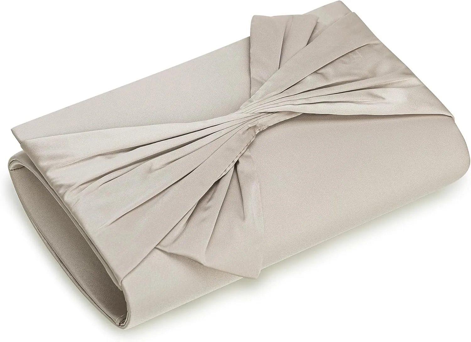 Satin Evening Bag Bow Flap Clutch Purse for Women Formal Party/Prom/Wedding