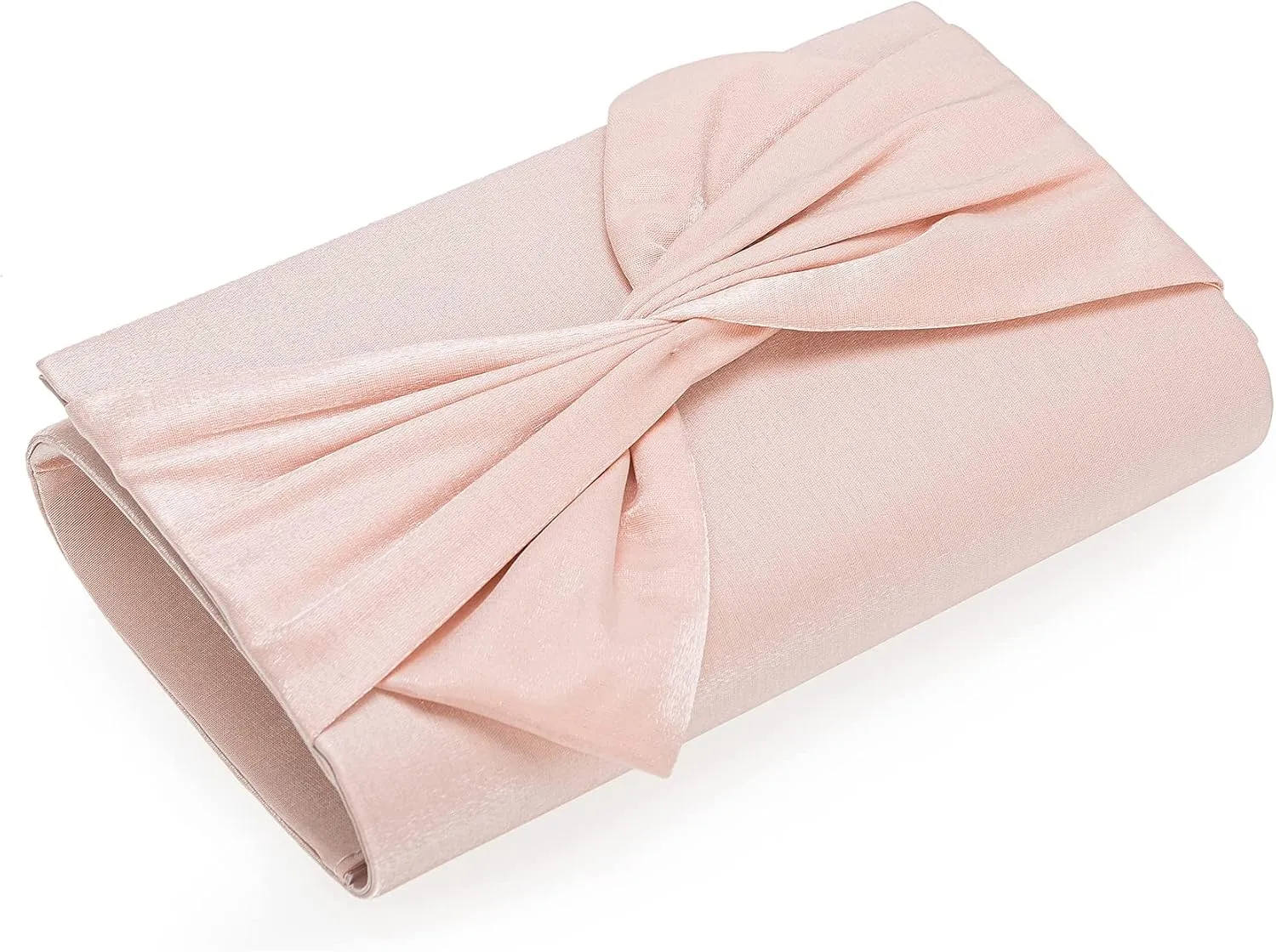 Satin Evening Bag Bow Flap Clutch Purse for Women Formal Party/Prom/Wedding