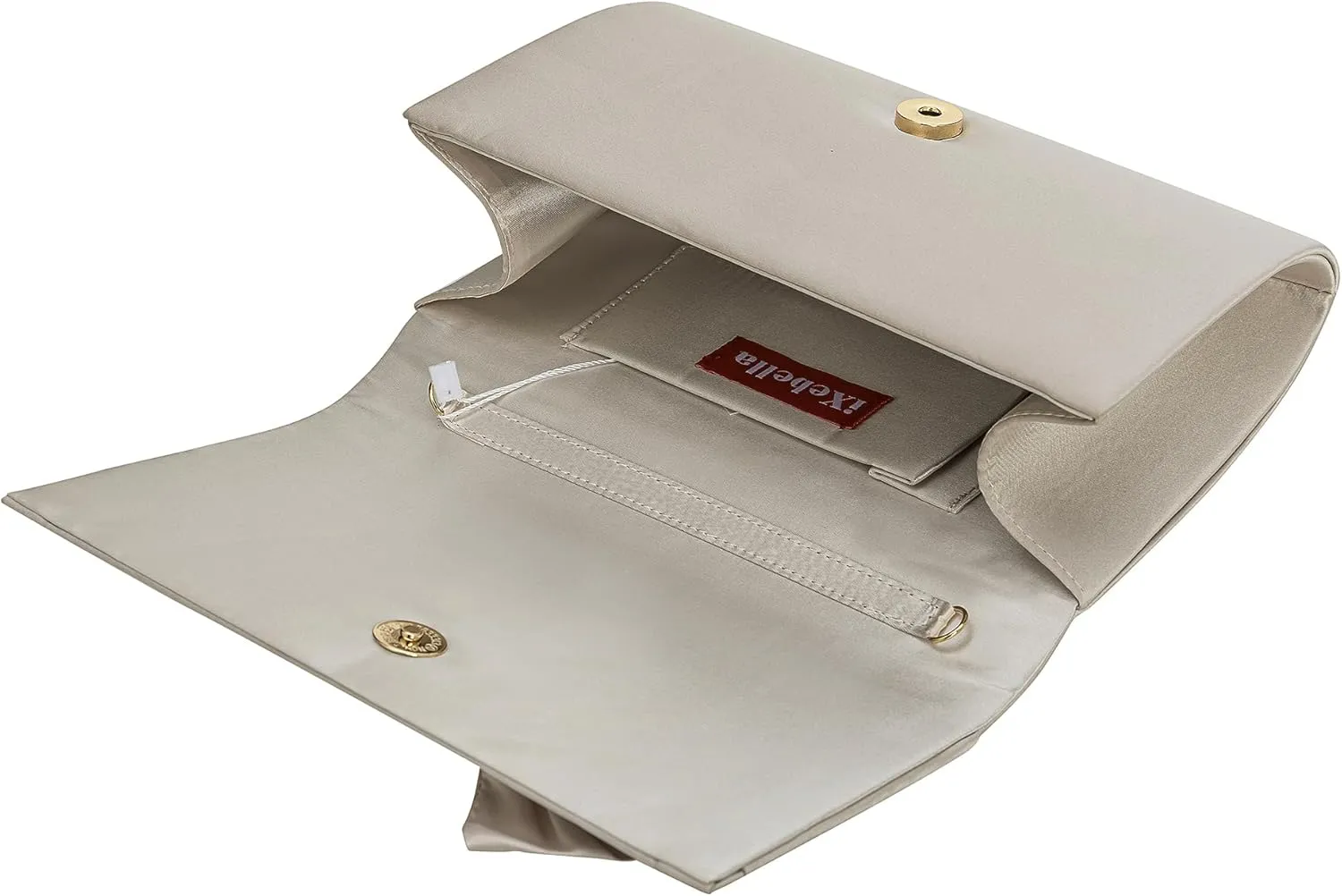 Satin Evening Bag Bow Flap Clutch Purse for Women Formal Party/Prom/Wedding