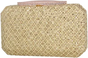 Shimmering Silver Diamante Encrusted Evening bag Clutch Purse Party Bridal Bag