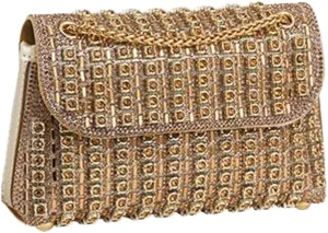 Sparkly Rhinestone Evening Bag for Women, Magnetic Closure Crossbody Shoulder Purse for Wedding Party Prom Dinner Clutch