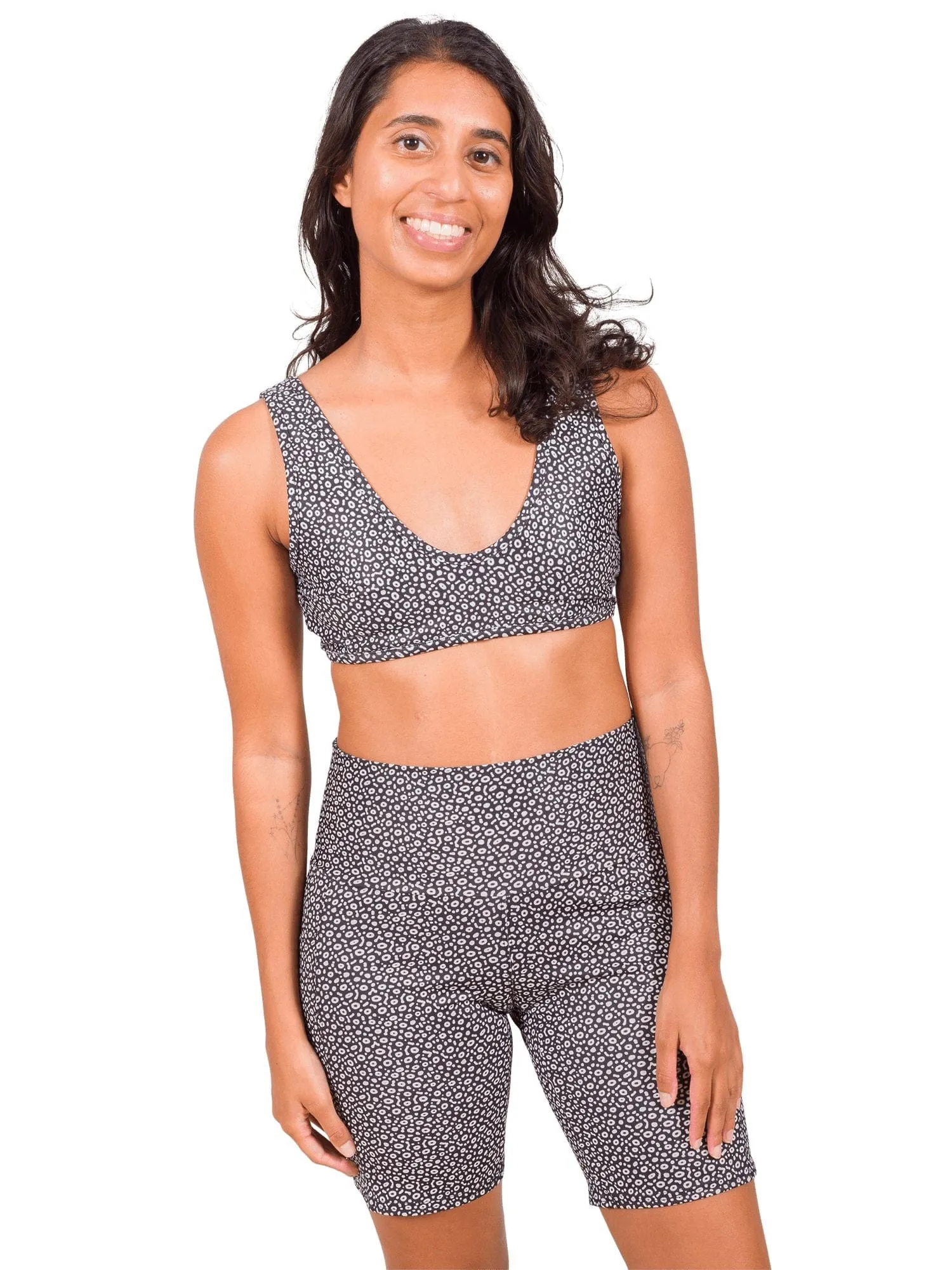 Spotted Eagle Ray Reversible Scoop Bikini Top