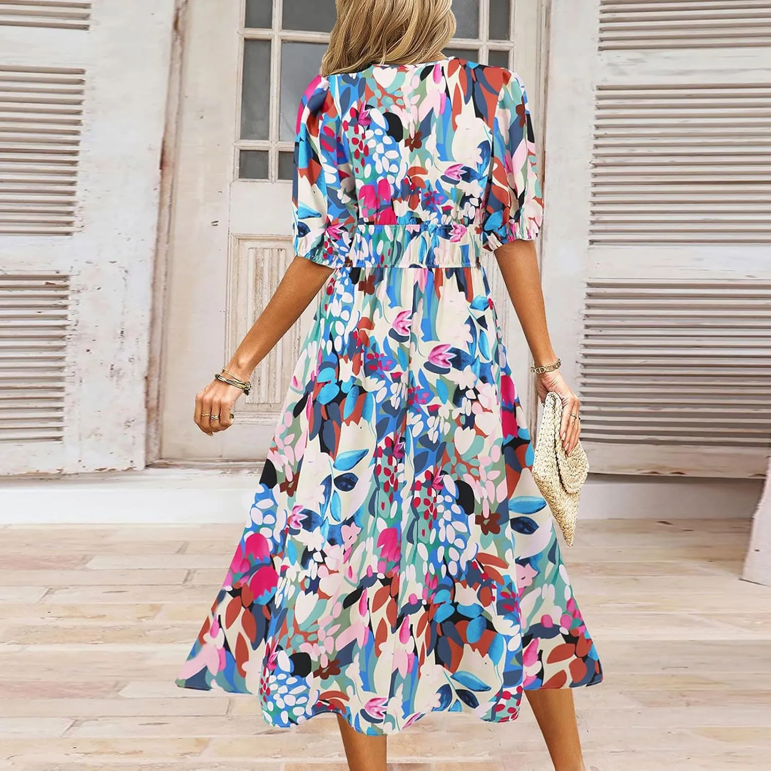 Spring Dresses for Women 2025 Sexy Boho Dresses for Women 2025 Womens Dress Swing Puff